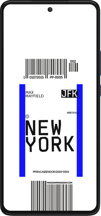 Силиконовый чехол New York для Motorola Edge 30 - 4861u-2840 изображение 