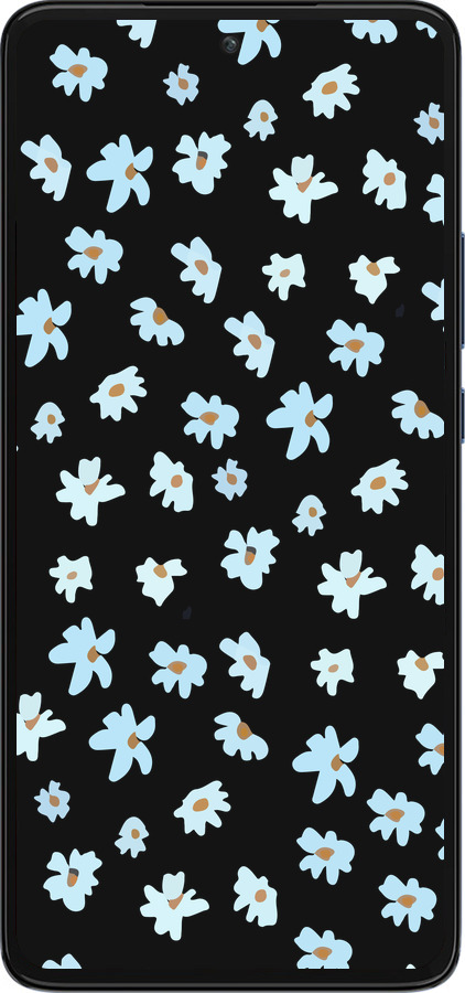 Силиконовый чехол Цветочный для Motorola Edge 30 - 4900u-2840 изображение 