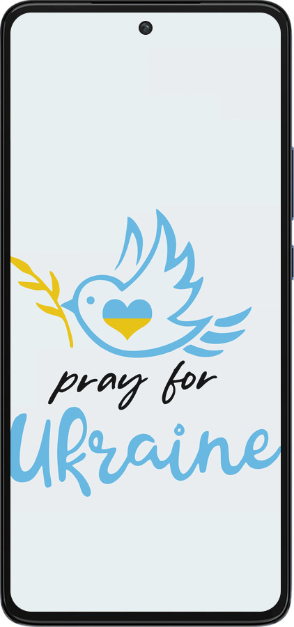 Силиконовый чехол Украина v2 для Motorola Edge 30 - 5230u-2840 изображение 