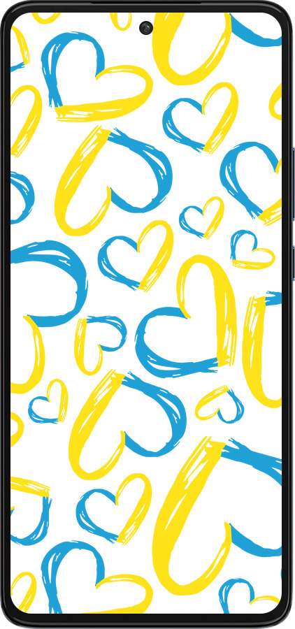 Силиконовый чехол Сердца UA для Motorola Edge 30 - 5292u-2840 изображение 