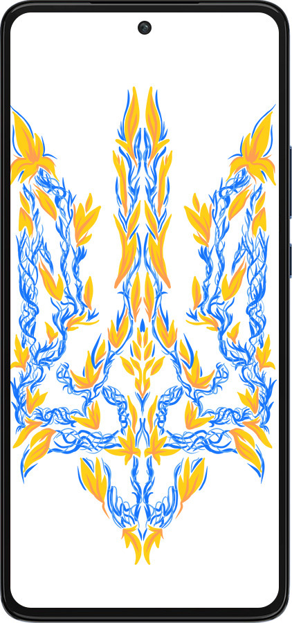 Силиконовый чехол Герб Украины v3 для Motorola Edge 30 - 5313u-2840 изображение 