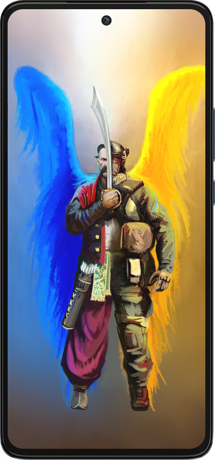 Силиконовый чехол Воин-Ангел для Motorola Edge 30 - 5317u-2840 изображение 