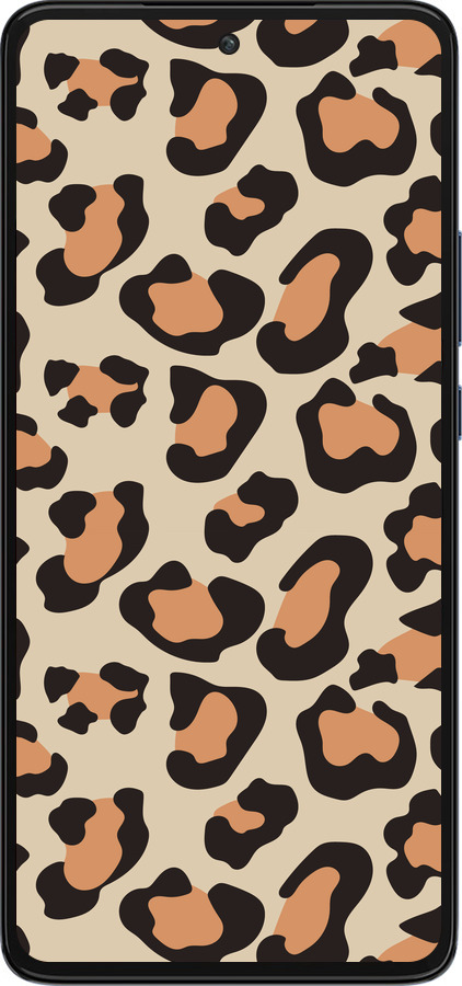 Силиконовый чехол Пятна леопарда v2 для Motorola Edge 30 - 5496u-2840 изображение 