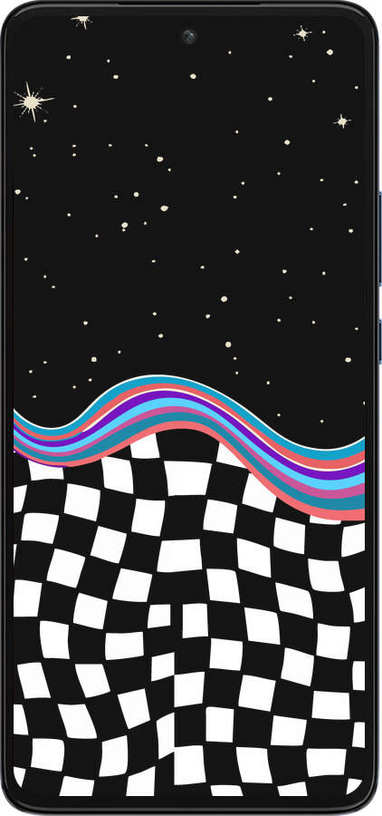 Силиконовый чехол Абстрактный космос для Motorola Edge 30 - 5512u-2840 изображение 