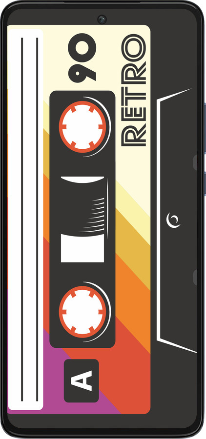 Силиконовый чехол Кассета с90 v4 для Motorola Edge 30 - 5532u-2840 изображение 