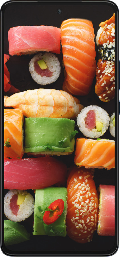 Силиконовый чехол Суши v2 для Motorola Edge 30 - 5539u-2840 изображение 