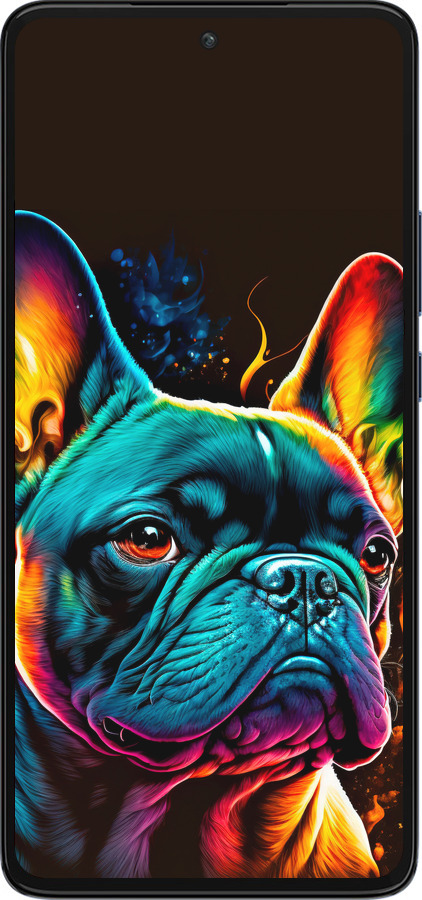 Силиконовый чехол Яркий бульдог для Motorola Edge 30 - 5547u-2840 изображение 