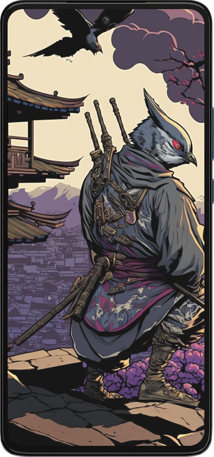 Силиконовый чехол Птица воин для Motorola Edge 30 - 5587u-2840 изображение 