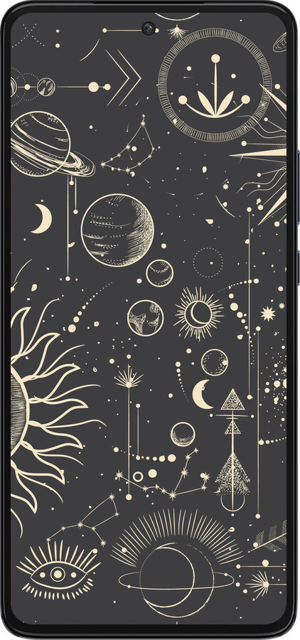 Силиконовый чехол Фаза луны для Motorola Edge 30 - 5605u-2840 изображение 