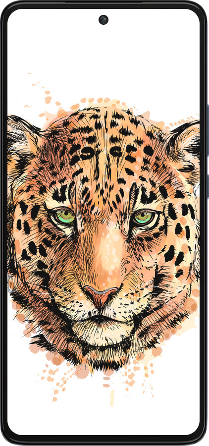 Силиконовый чехол Леопард v2 для Motorola Edge 30 - 5606u-2840 изображение 