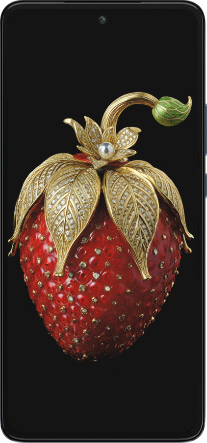 Силиконовый чехол Клубника v3 для Motorola Edge 30 - 5638u-2840 изображение 