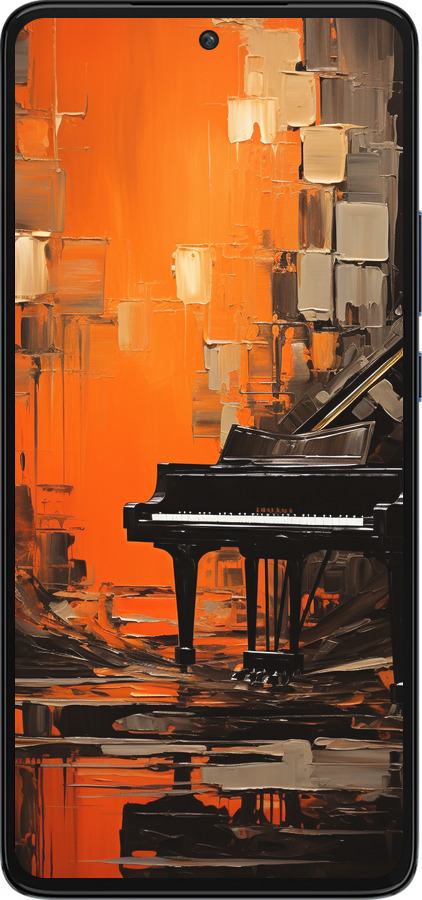 Силиконовый чехол Чехол для телефона Оранжевый Рояль для Motorola Edge 30 - 5937u-2840 изображение 