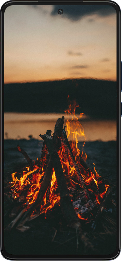 Силиконовый чехол Огонь для Motorola Edge 30 - 6021u-2840 изображение 