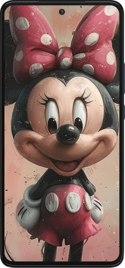 Силиконовый чехол Minnie Mouse для Motorola Edge 30 - 6054u-2840 изображение 