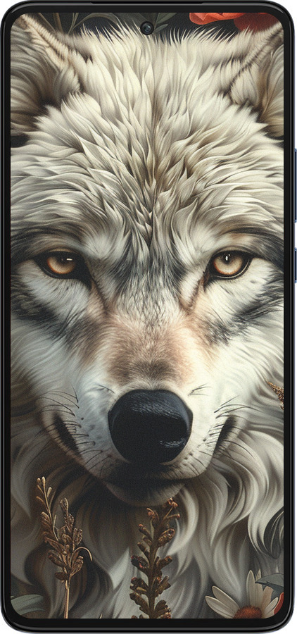 Силиконовый чехол Волчий взгляд для Motorola Edge 30 - 6066u-2840 изображение 