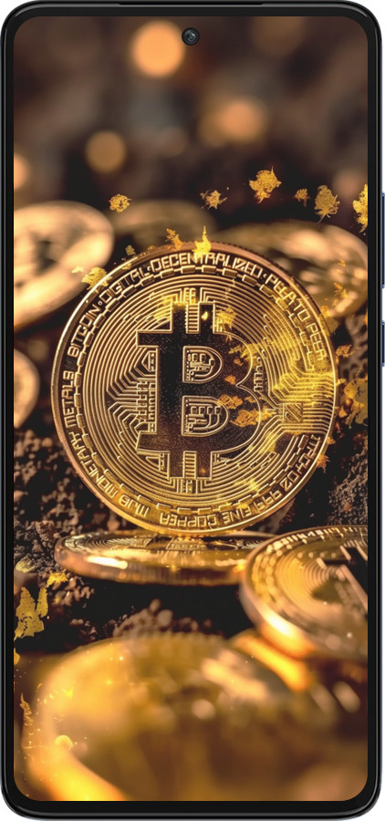 Силиконовый чехол Золотая лихорадка биткойна для Motorola Edge 30 - 6089u-2840 изображение 