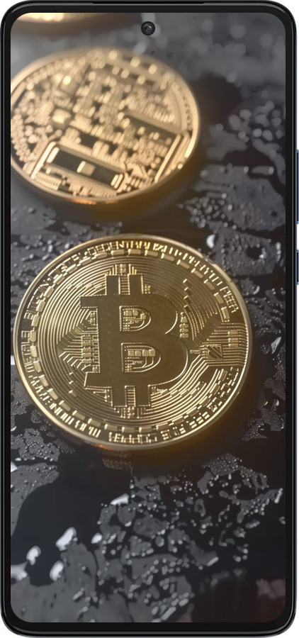 Силиконовый чехол Вулканический Bitcoin для Motorola Edge 30 - 6092u-2840 изображение 