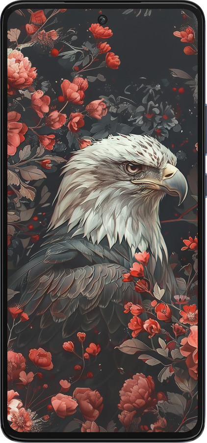 Силиконовый чехол Цветочный страж для Motorola Edge 30 - 6102u-2840 изображение 