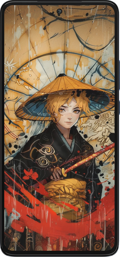 Силиконовый чехол Самурайская отвага для Motorola Edge 30 - 6115u-2840 изображение 