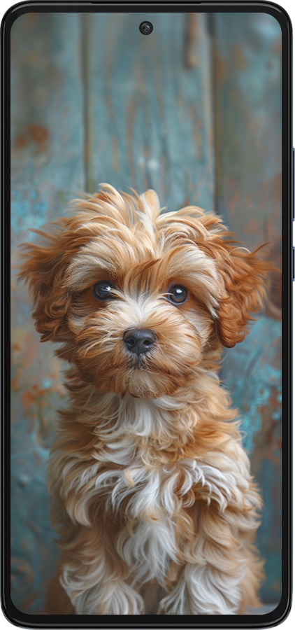 Силиконовый чехол Щенок мальтипу для Motorola Edge 30 - 6157u-2840 изображение 