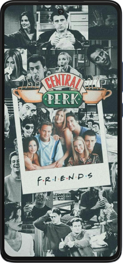 Силиконовый чехол Друзья для Motorola Edge 30 - 6276u-2840 изображение 