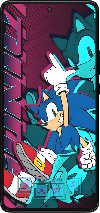 Силіконовий чехол Соник для Motorola Edge 30 - 6284u-2840 изображение 