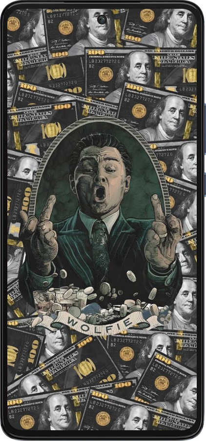 Силиконовый чехол Волк с валл стрит для Motorola Edge 30 - 6287u-2840 изображение 