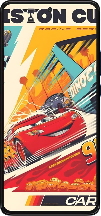 Силиконовый чехол Тачки для Motorola Edge 30 - 6288u-2840 изображение 