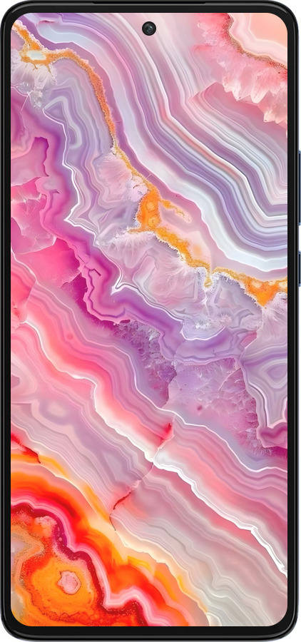 Силиконовый чехол Мрамор 2 для Motorola Edge 30 - 6307u-2840 изображение 