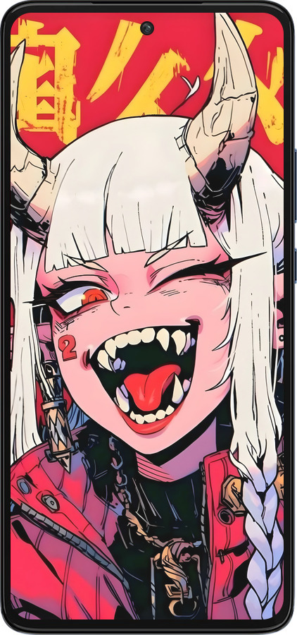 Силиконовый чехол Аниме демон для Motorola Edge 30 - 6308u-2840 изображение 