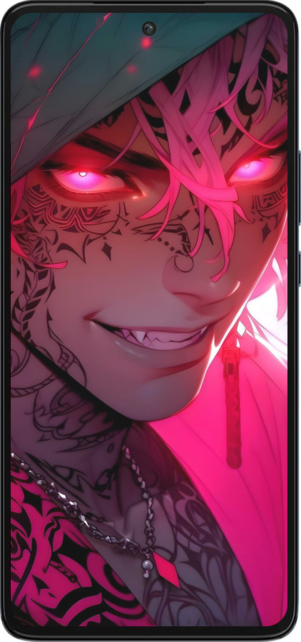 Силиконовый чехол Аниме демон 3 для Motorola Edge 30 - 6313u-2840 изображение 