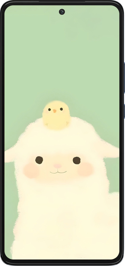 Силиконовый чехол Барашек и ципленок для Motorola Edge 30 - 6369u-2840 изображение 