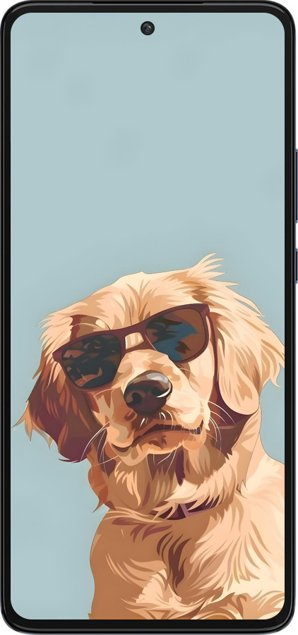 Силиконовый чехол Пес в очках для Motorola Edge 30 - 6381u-2840 изображение 