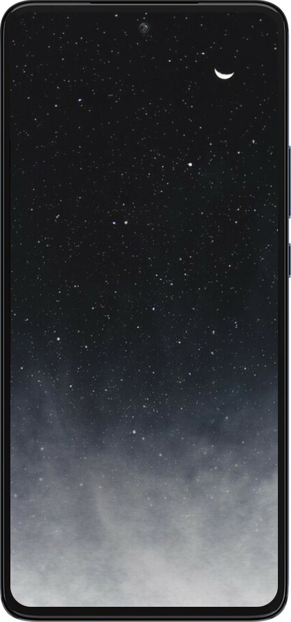 Силиконовый чехол Сині хмари, Синій місяць для Motorola Edge 30 - 6396u-2840 изображение 