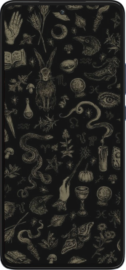 Силиконовый чехол Мистический коллаж с травами и магическими символами для Motorola Edge 30 - 6428u-2840 изображение 
