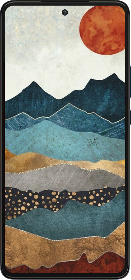 Силиконовый чехол Янтарный закат для Motorola Edge 30 - 6475u-2840 изображение 