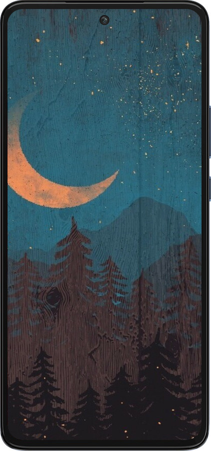 Силиконовый чехол Звездный лес для Motorola Edge 30 - 6480u-2840 изображение 