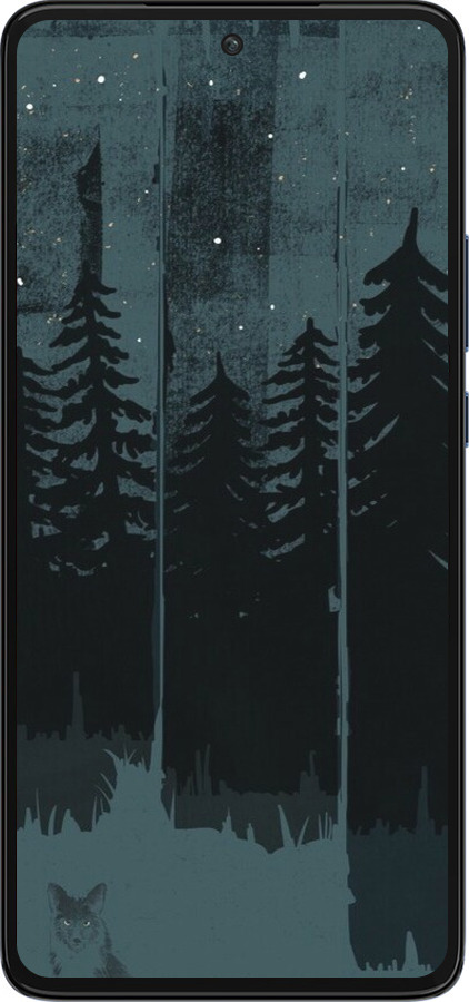 Силиконовый чехол Лиса и ночной лес для Motorola Edge 30 - 6481u-2840 изображение 