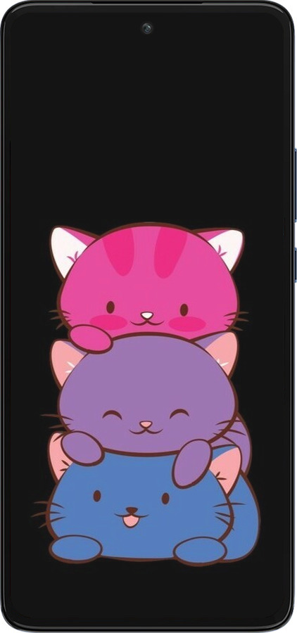 Силиконовый чехол Милые кошки для Motorola Edge 30 - 6518u-2840 изображение 