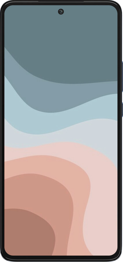 Силиконовый чехол С синими и розовыми волнами в стиле ретро для Motorola Edge 30 - 6532u-2840 изображение 