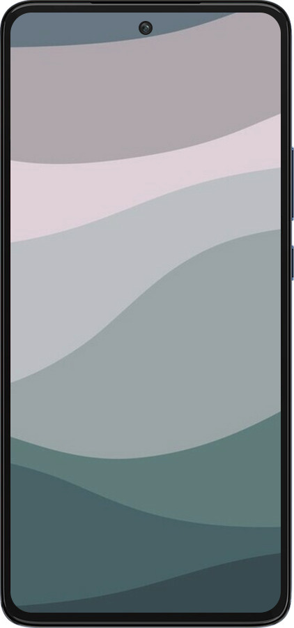 Силіконовий чехол З фіолетовим та бірюзовим ретро-стилем та хвилями для Motorola Edge 30 - 6533u-2840 изображение 