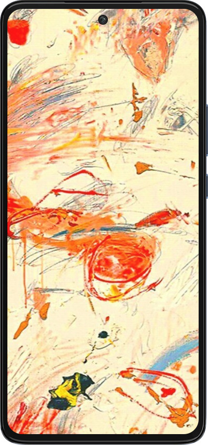 Силіконовий чехол Динамічна картина з хаотичними мазками для Motorola Edge 30 - 6540u-2840 изображение 