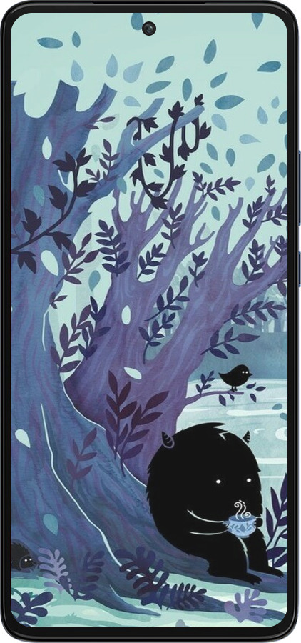 Силиконовый чехол Арт принт Тихое место чая для Motorola Edge 30 - 6544u-2840 изображение 