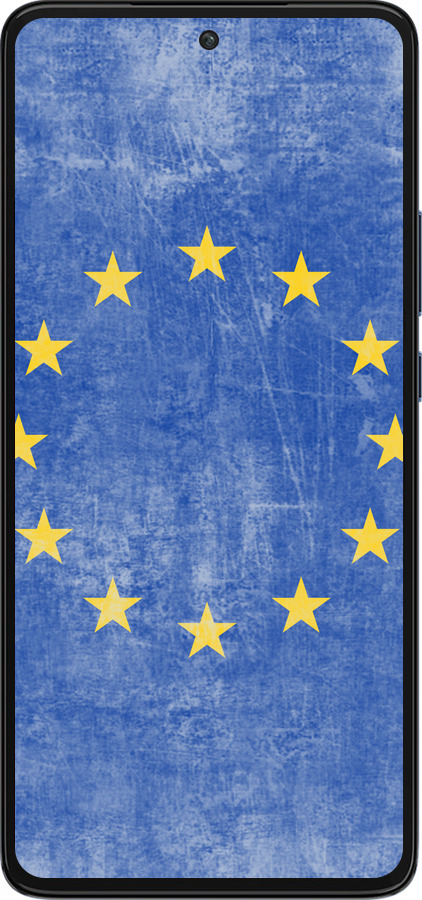 Силиконовый чехол Евросоюз 4 для Motorola Edge 30 - 765u-2840 изображение 