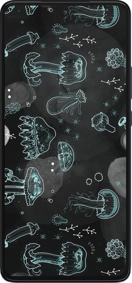 Силиконовый чехол Медузы для Motorola Edge 30 - 906u-2840 изображение 