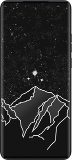 TPU чехол Минималистический горный пейзаж для Motorola Edge 40 Neo - 6438b-3342 изображение 