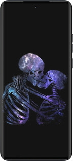 TPU чехол С изображением скелета для Motorola Edge 40 Neo - 6537b-3342 изображение 