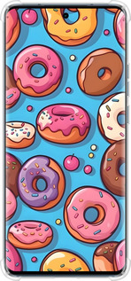 Силикон с усиленными углами чехол Пончики для Motorola Edge 40 - 6318sp-3335 изображение 