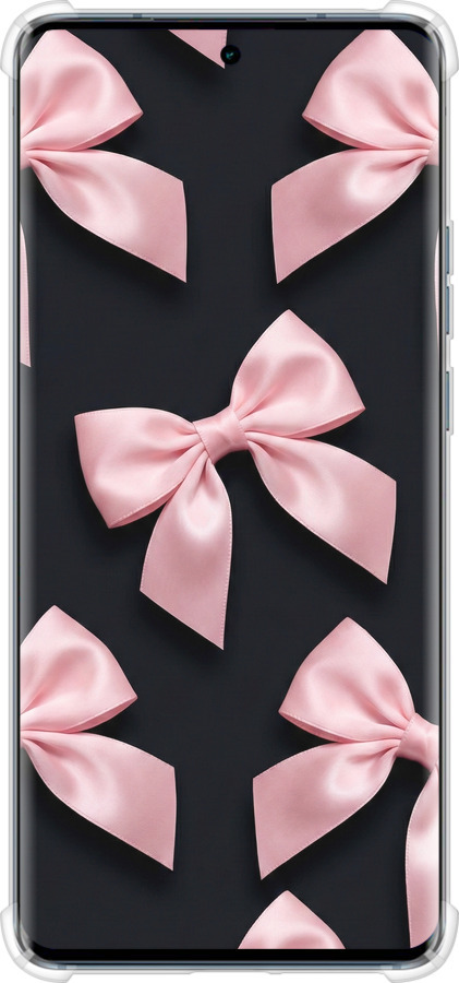 Силикон с усиленными углами чехол Coquette Ribbons Dark Coquette для Motorola Edge 40 - 6767sp-3335 изображение 