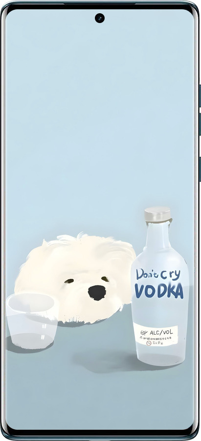 TPU чехол Пес водка для Motorola Edge 50 Fusion - 6368b-3748 изображение 